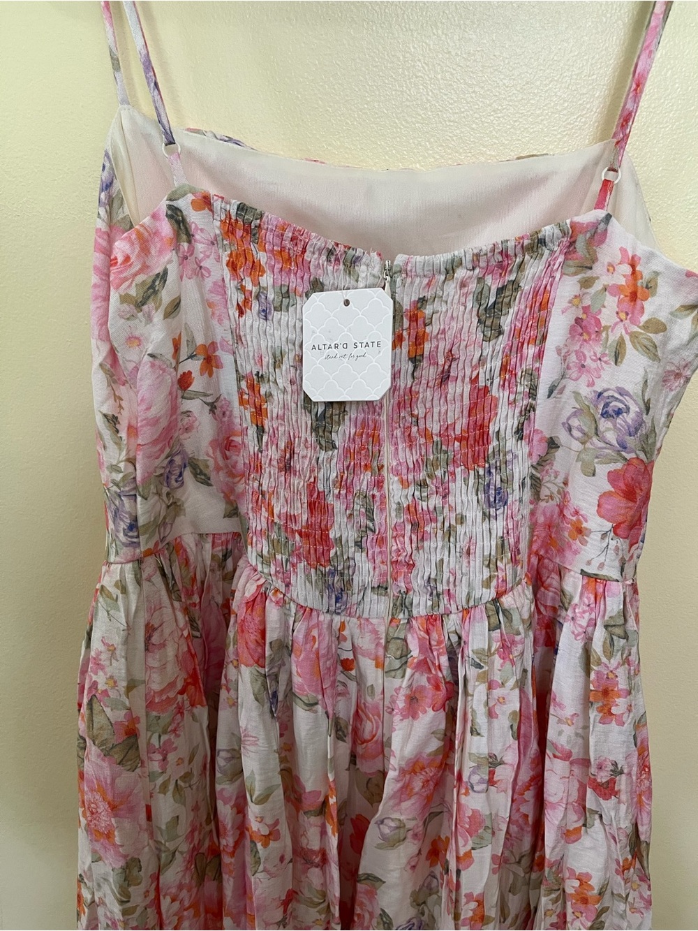 NEW Altar’d State Solenne Floral Maxi Dress Size XS, M, & XL Available NWT - Picture 6 of 14